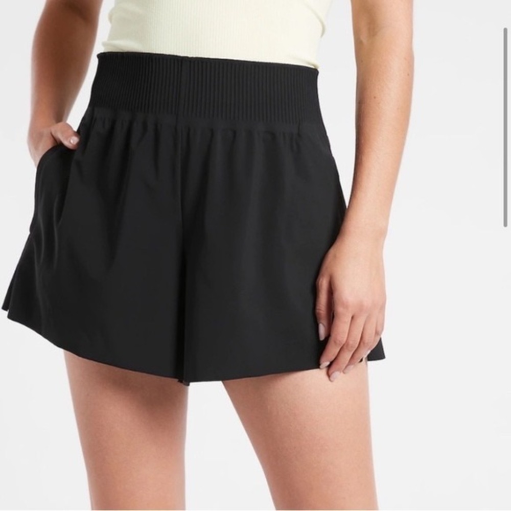 Black Cosmic Flutter Short
